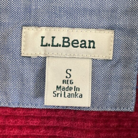 LL Bean Womens Small Shirt Jacket Shacket Wide Wale Corduroy Pocket Top - Picture 3 of 8